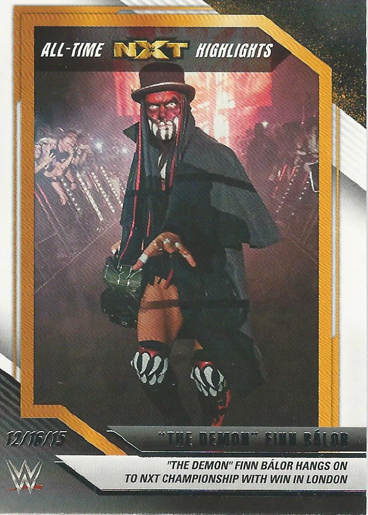 WWE Topps NXT 2022 Trading Cards All Time Highlights Finn Balor No.19