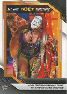 WWE Topps NXT 2022 Trading Cards All Time Highlights Asuka No.24