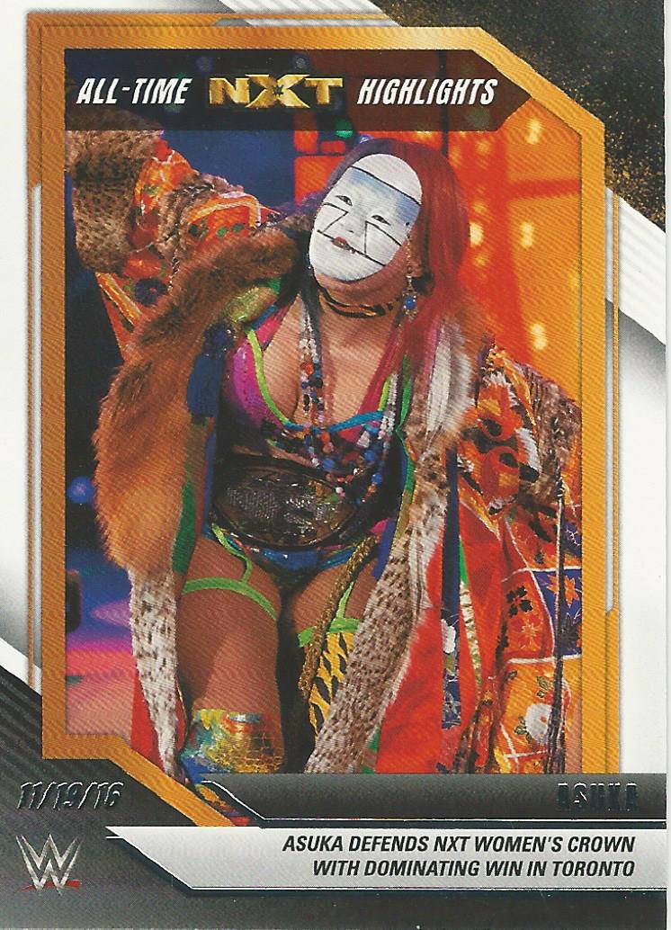 WWE Topps NXT 2022 Trading Cards All Time Highlights Asuka No.24
