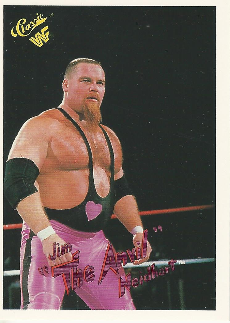 WWF Classic Trading Cards 1990 Jim Neidhart No.96