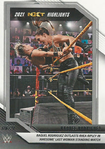 WWE Topps NXT 2022 Trading Cards Highlights Raquel Rodriguez No.2