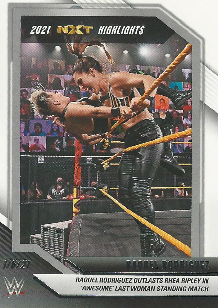 WWE Topps NXT 2022 Trading Cards Highlights Raquel Rodriguez No.2