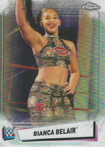 WWE Topps Chrome 2021 Trading Cards Bianca Belair IV-18