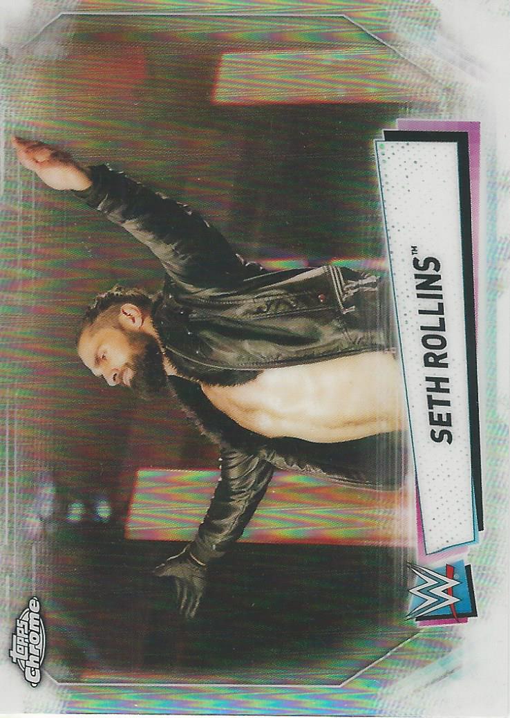WWE Topps Chrome 2021 Trading Cards Seth Rollins IV-19