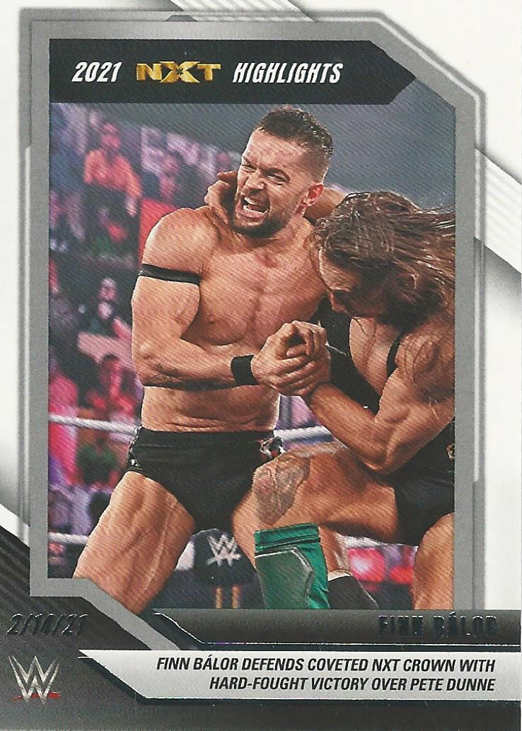 WWE Topps NXT 2022 Trading Cards Highlights Finn Balor No.6