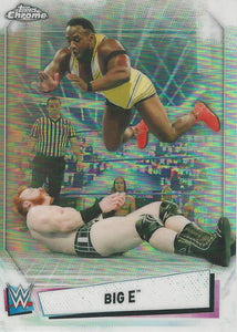 WWE Topps Chrome 2021 Trading Cards Big E IV-21