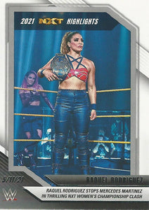 WWE Topps NXT 2022 Trading Cards Highlights Raquel Rodriguez No.16