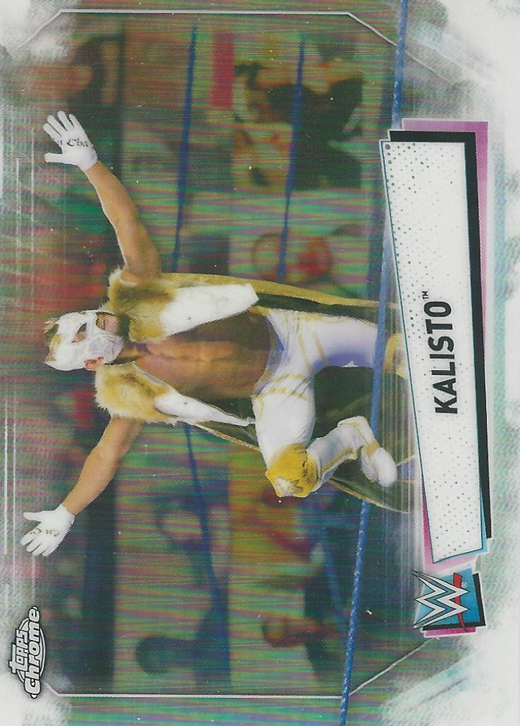 WWE Topps Chrome 2021 Trading Cards Kalisto IV-24