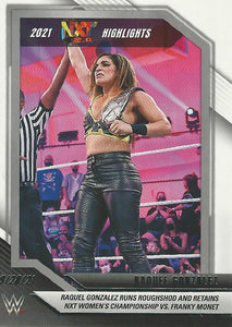 WWE Topps NXT 2022 Trading Cards Highlights Raquel Rodriguez No.29