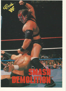 WWF Classic Trading Cards 1990 Smash Demolition No.97