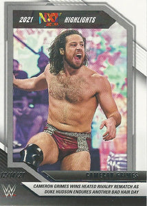 WWE Topps NXT 2022 Trading Cards Highlights Cameron Grimes No.41