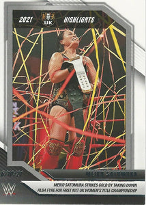 WWE Topps NXT 2022 Trading Cards Highlights Meiko Satomura No.46