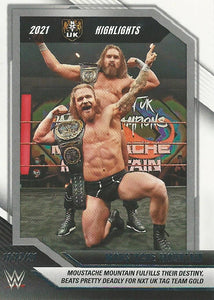 WWE Topps NXT 2022 Trading Cards Highlights Tyler Bate and Trent Seven No.50