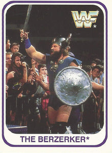 WWF Merlin 1991 Trading Cards Berzerker No.98