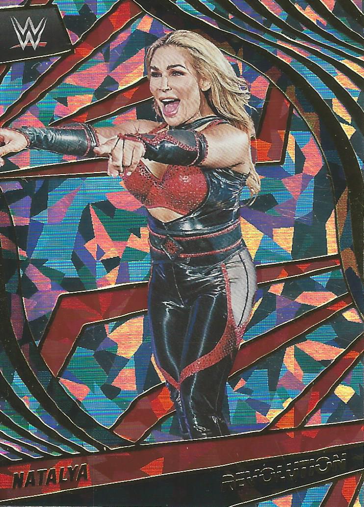 WWE Panini Revolution 2022 Trading Cards Natalya FRACTAL No.5