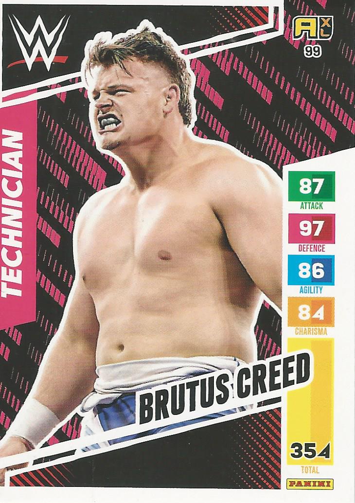 WWE Panini XL Adrenalyn 2024 Trading Cards Brutus Creed No.99