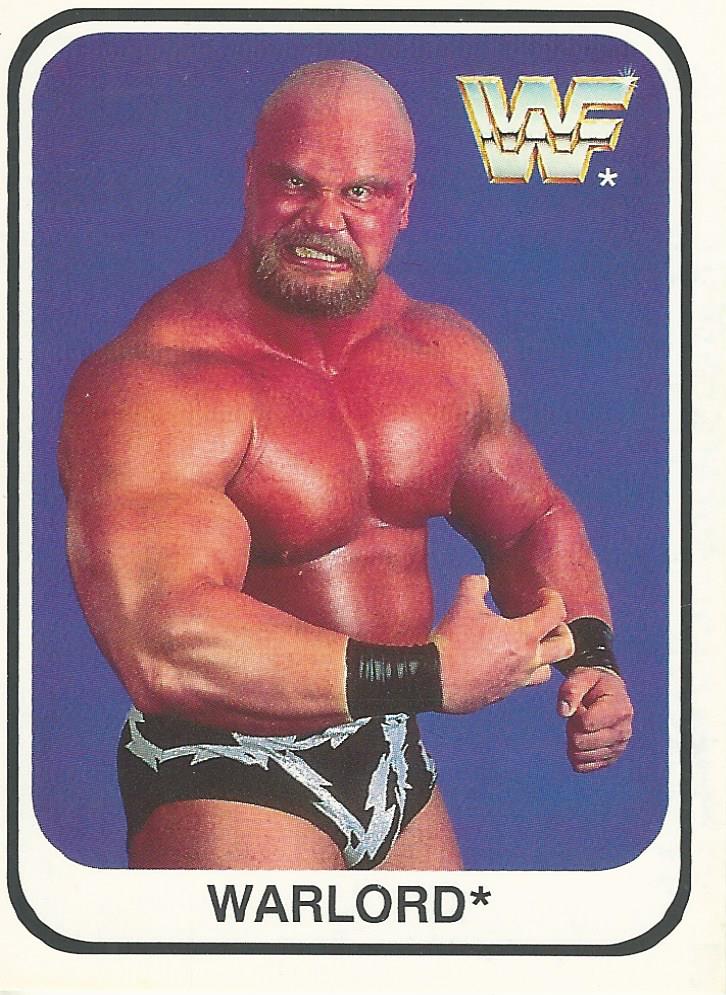 WWF Merlin 1991 Trading Cards Warlord No.99