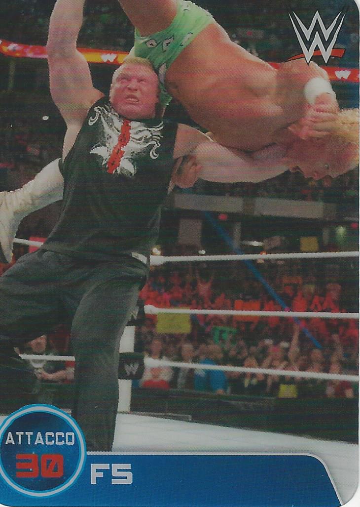 WWE Edibas Lamincards 2014 Brock Lesnar No.99