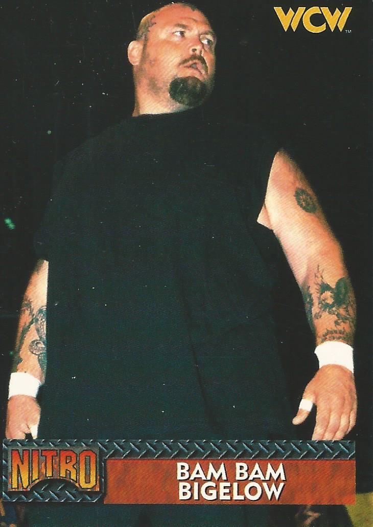 Topp WCW/NWO Nitro Trading Cards 1999 Bam Bam Bigelow No.9