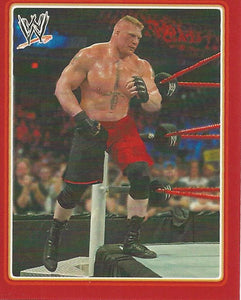 WWE Topps Icons 2013 Sticker Collection Brock Lesnar No.9