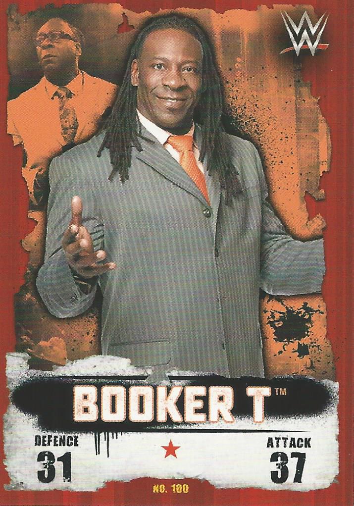 WWE Topps Slam Attax Takeover 2016 Trading Card Booker T No.100
