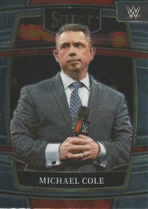 WWE Panini Select 2022 Trading Cards Michael Cole No.100