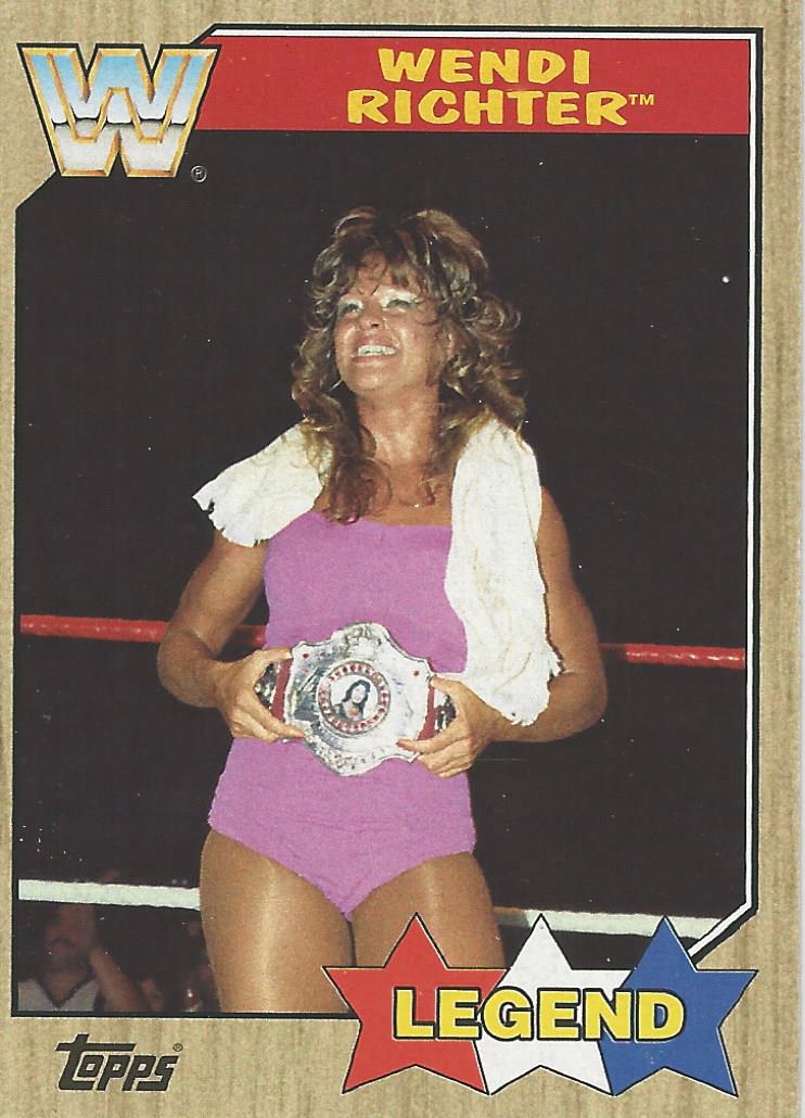 WWE Topps Heritage 2017 Trading Card Wendi Richter No.100
