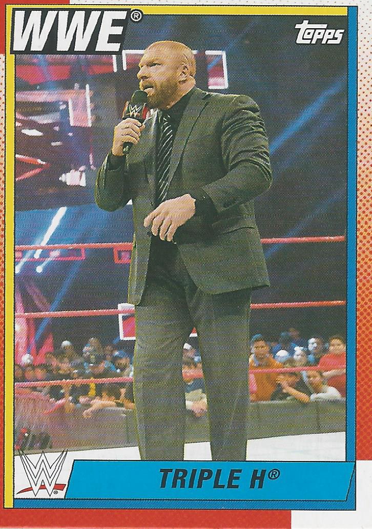 WWE Topps Heritage 2021 Trading Card Triple H No.100