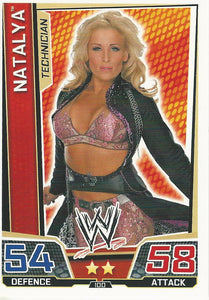 WWE Slam Attax Superstars 2013 Trading Card Natalya No.100