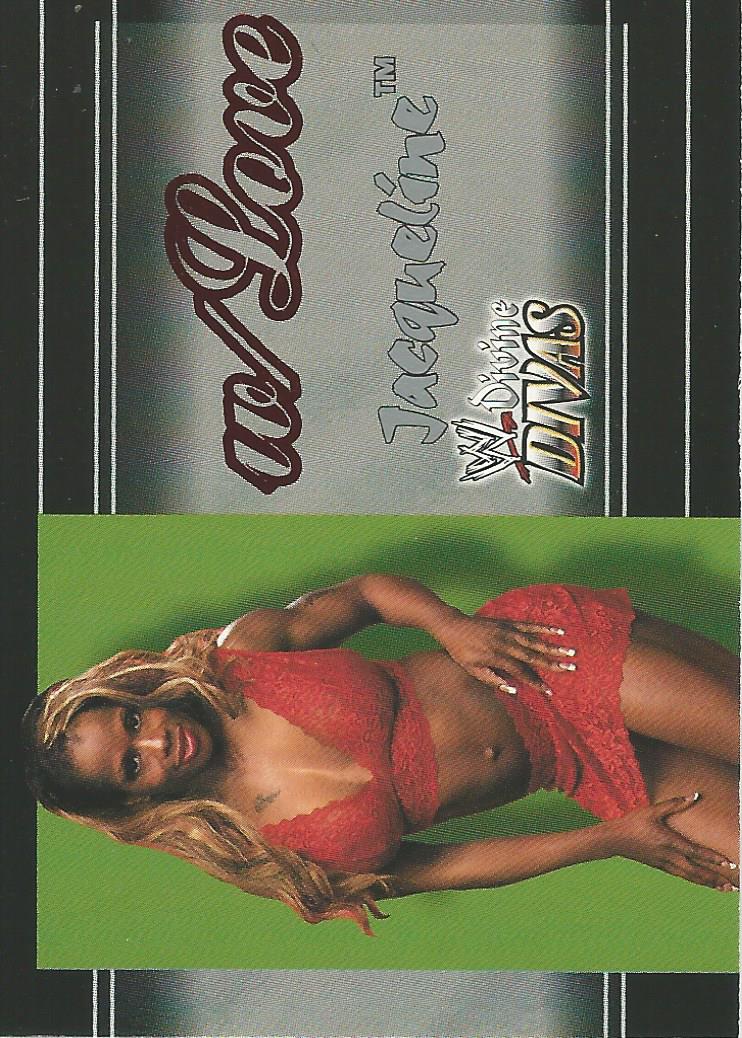 WWE Fleer Divine Divas Trading Card 2003 With Love Jacqueline No.2 of 16