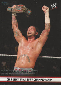 WWE Topps 2012 Trading Cards CM Punk 1 of 10