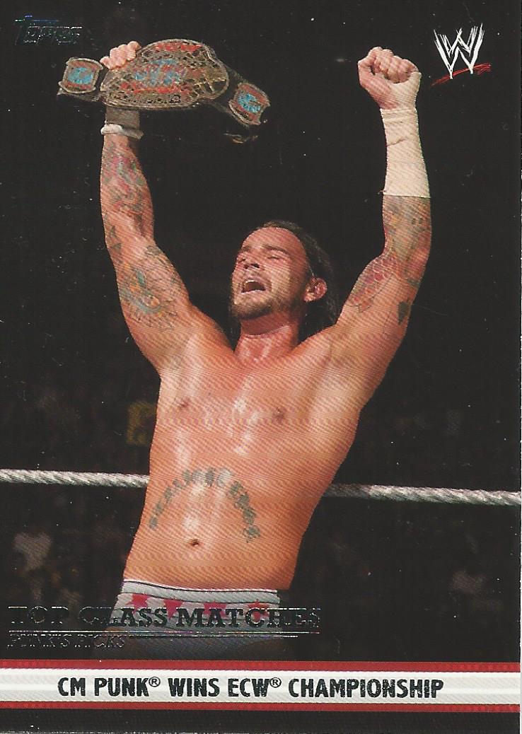 WWE Topps 2012 Trading Cards CM Punk 1 of 10