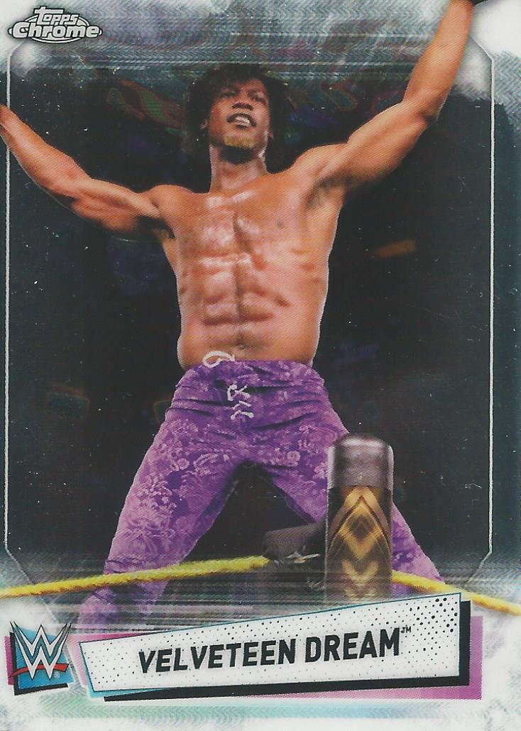 WWE Topps Chrome 2021 Trading Cards Velveteen Dream No.100