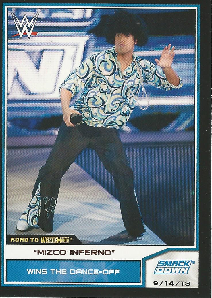 WWE Topps Road to Wrestlemania 2014 Trading Cards The Miz No.40