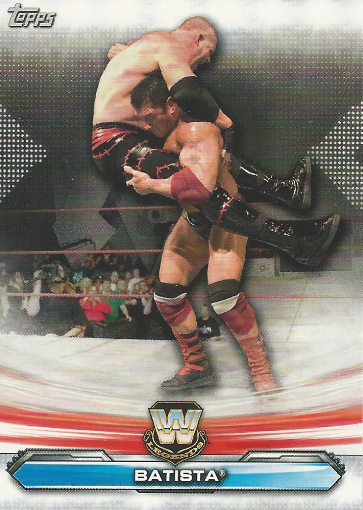 WWE Topps Raw 2019 Trading Card Batista LR-1
