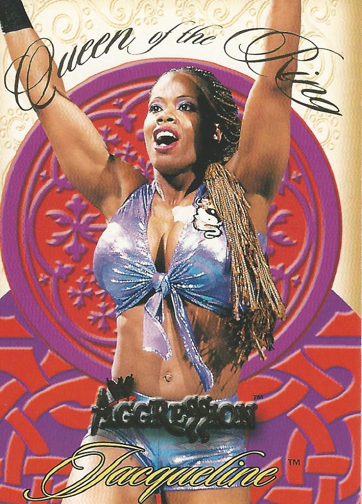 WWE Fleer Aggression Trading Card 2003 Jacqueline Queen of the Ring 3 of 10