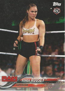 WWE Topps Then Now Forever 2018 Trading Cards Ronda Rousey No.101