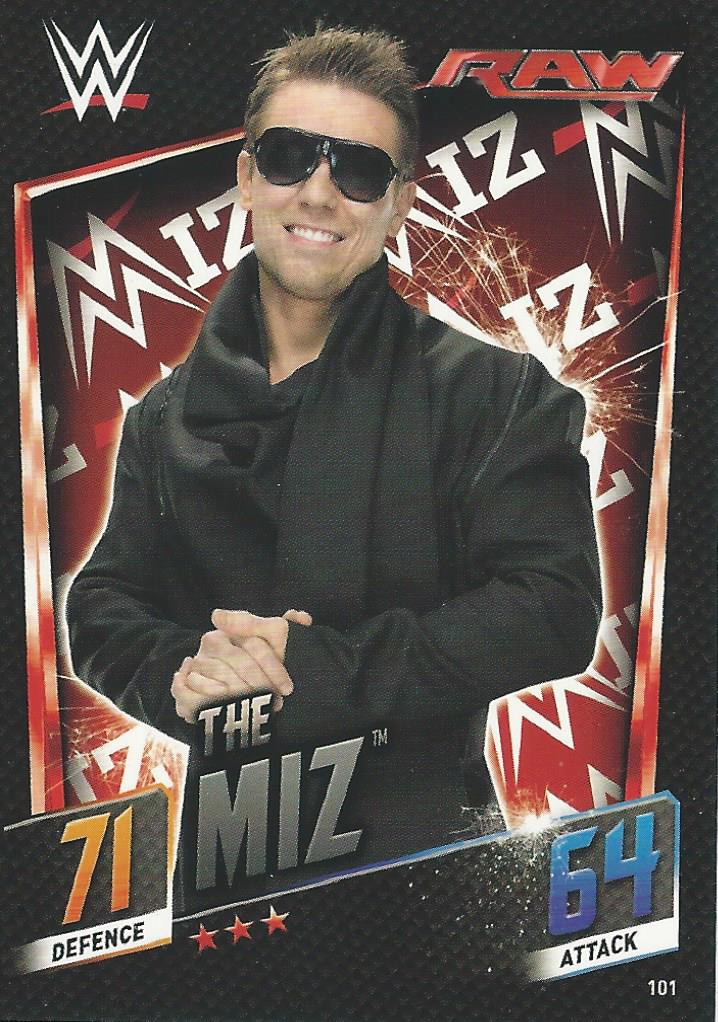 WWE Topps Slam Attax 2015 Then Now Forever Trading Card Miz No.101