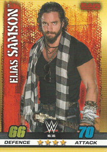 WWE Topps Slam Attax 10th Edition Trading Card 2017 Elias Samson No.101