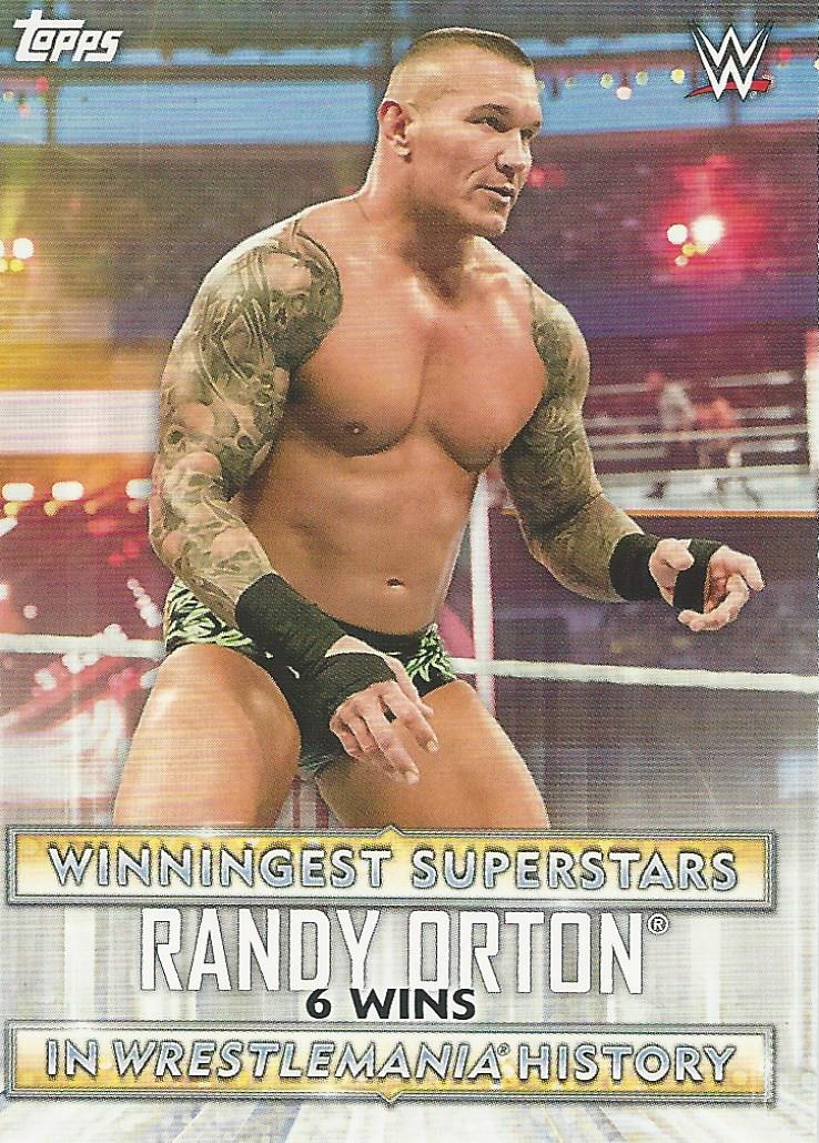 WWE Topps Road to Wrestlemania 2020 Trading Cards Randy Orton WS-1