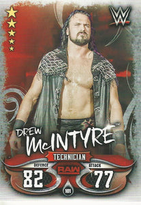 WWE Topps Slam Attax Live 2018 Trading Card Drew McIntyre No.101