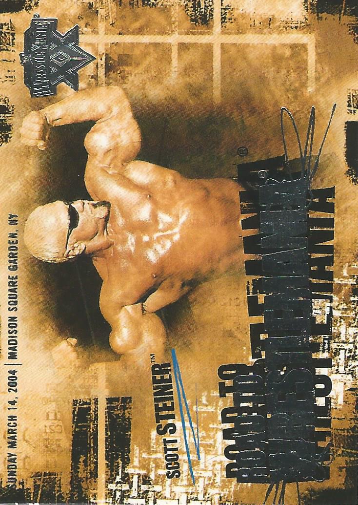 WWE Fleer Wrestlemania XX Trading Card 2004 Scott Steiner RW 6 of 10