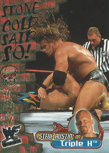 WWF Fleer Wrestlemania 2001 Trading Cards Triple H 6 of 15 SC