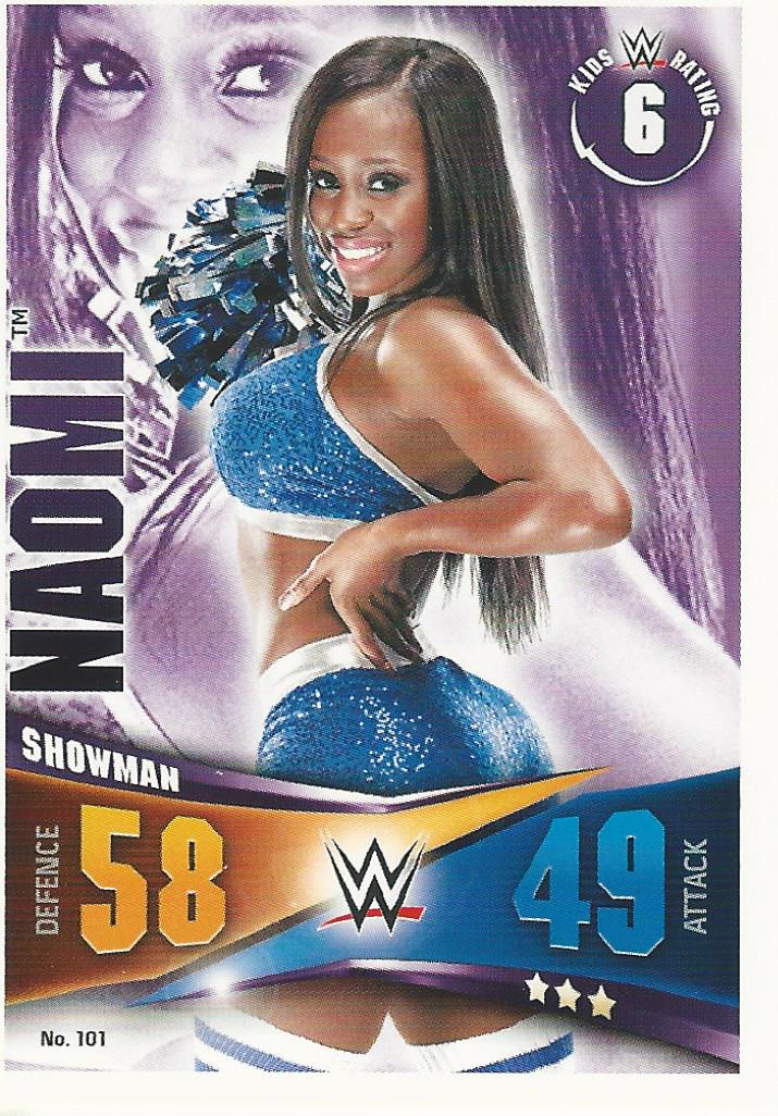 WWE Topps Slam Attax Rivals 2014 Trading Card Naomi No.101