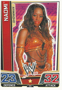 WWE Slam Attax Superstars 2013 Trading Card Naomi No.101