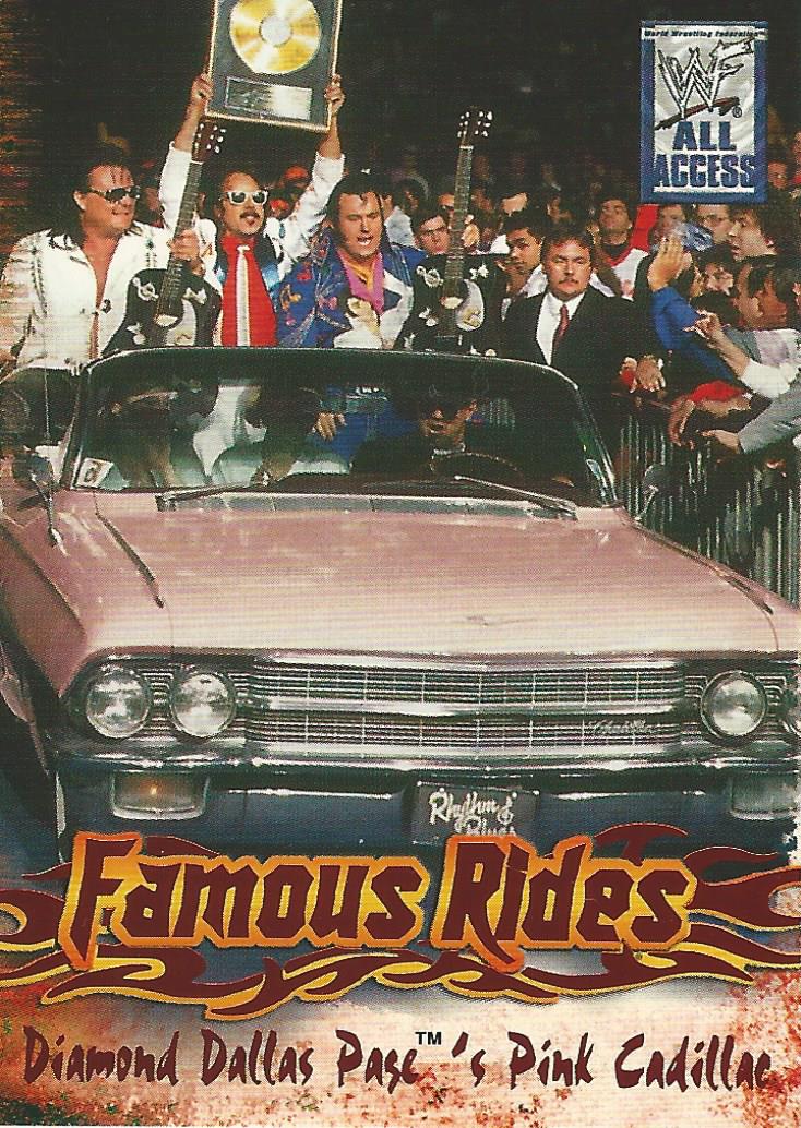 WWF Fleer All Access Trading Cards 2002 Famous Rides FR 1 of 12