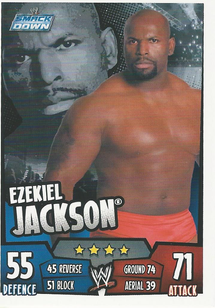 WWE Topps Slam Attax Rumble 2011 Trading Card Ezekiel Jackson No.101