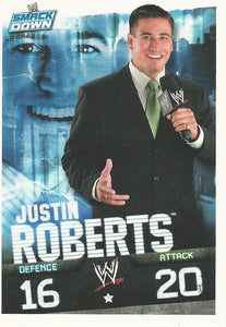 WWE Topps Slam Attax Evolution 2010 Trading Cards Justin Roberts No.101