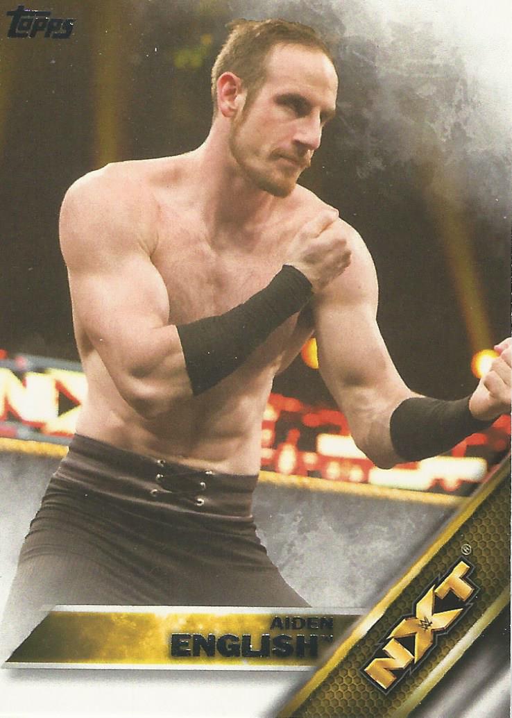 WWE Topps 2016 Trading Cards Aiden English No.1