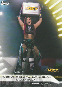 WWE Topps Women Division 2021 Trading Card Io Shirai No.2